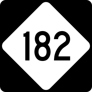 <span class="mw-page-title-main">North Carolina Highway 182</span> State highway in North Carolina, US