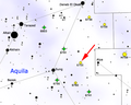 Map showing location of NGC 6755 (Roberto Mura)