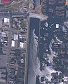 Air view of Canal and breech after Katrina, 31 August