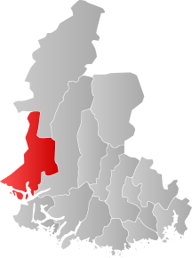 Poziția localității Flekkefjord