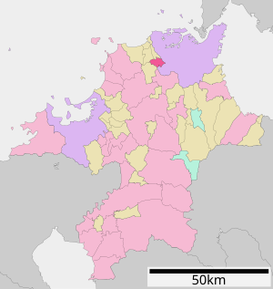 Location of Nakamas in the prefecture