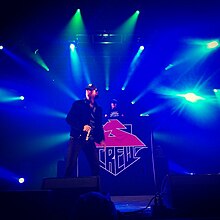 Nekfeu in 2014, performing at a festival in Grenoble