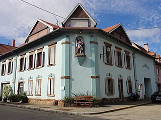 Une maison alsacienne, à Neuf-Brisach