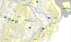 Mapo de New York State Route 127