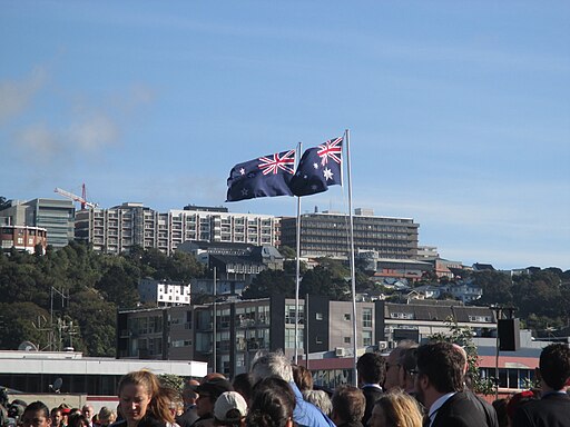 New Zealand and Australia Flags