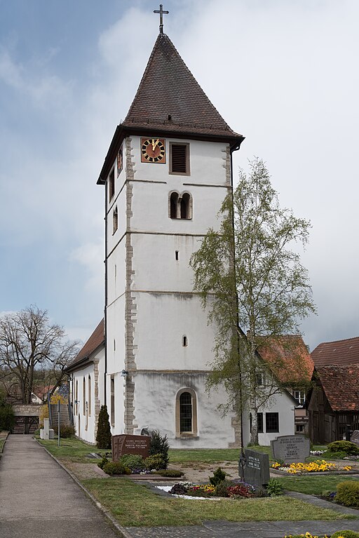 Niederstetten, Rinderfeld, Kirche-20160424-002