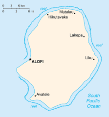 Mapa Niue