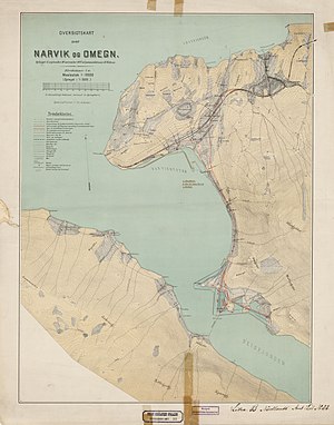 300px nordlands amt nr 32  oversigtskart over narvik og omegn%2c 1897