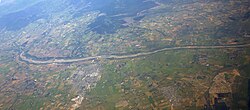 Aerial photograph of North Canterbury