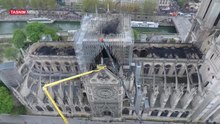 File:Notre Dame de Paris roof damage aerial.webm