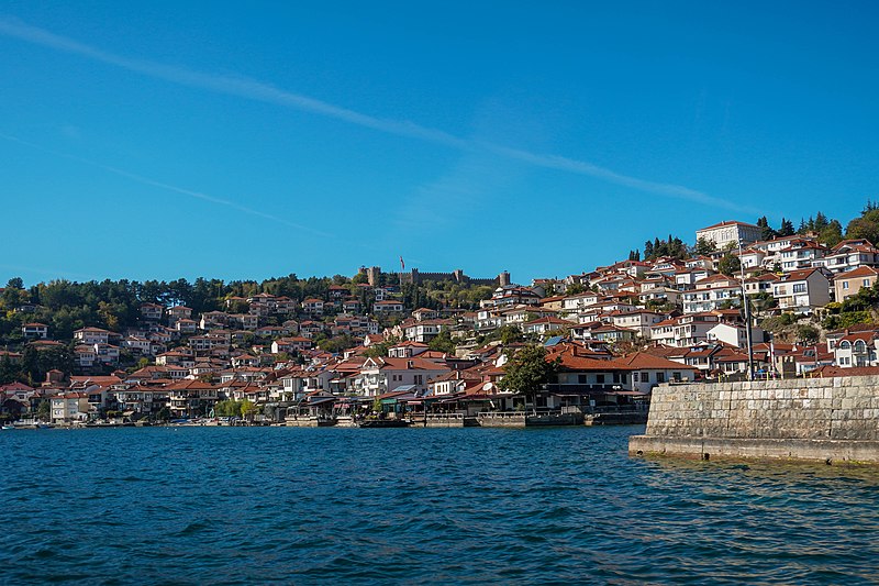 File:Ohrid from Ohrid lake, North Macedonia-1.jpg