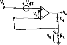 Operational amplifier with non-ideal input voltage.png