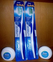 Oral-B toothbrushes and floss Oral-B CrossAction Pro-Health.jpg