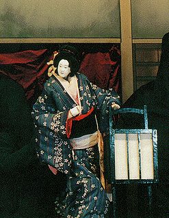 <i>Bunraku</i> Form of traditional Japanese puppet theatre