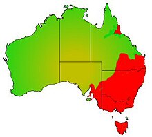 Distribution of Paratya australiensis the Australian glass shrimp P-australiensis-dist.jpg