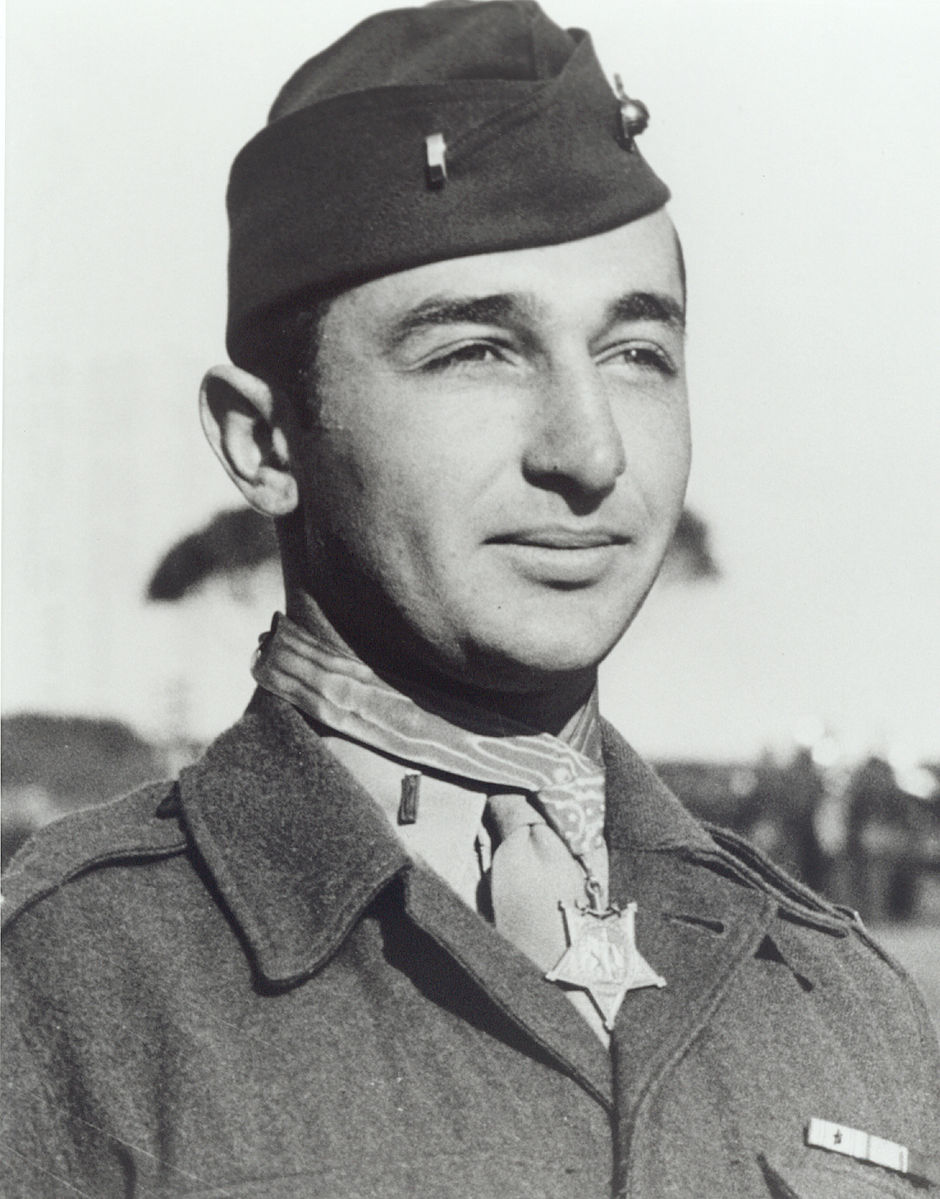 Mitchell Paige, USMC, Medal of Honor recipient for action during WWII during the Battle of Guadalcanal (Public Domain)