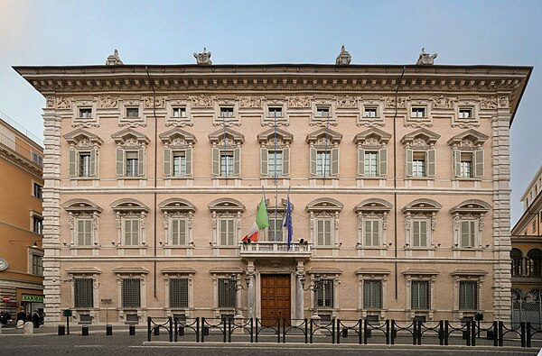 Palazzo Madama, seat of the Senate of the Republic.