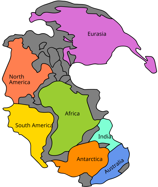 Pangea: así sería el mundo unido por sus fronteras (MAPA)