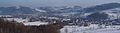 Panorama Sidziny w zimie