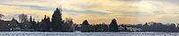English: Panoramic of illuminated clouds in the afternoon in Wismat. Deutsch: Panorama beleuchteter Wolken am Nachmittag im Wismat. Panorama besteht aus fünf Bildern.