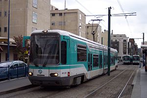 Linie T1 in Noisy-le-Sec, 2005