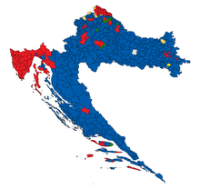 Results of the election based on the majority of votes in each municipality of Croatia

.mw-parser-output .legend{page-break-inside:avoid;break-inside:avoid-column}.mw-parser-output .legend-color{display:inline-block;min-width:1.25em;height:1.25em;line-height:1.25;margin:1px 0;text-align:center;border:1px solid black;background-color:transparent;color:black}.mw-parser-output .legend-text{}
HDZ

SDP - IDS - Libra - LS

HNS - PGS - SBHS

HSS

HSLS - DC

NL Vlado Zec Parlamentarni izbori u Hrvatskoj 2003.png