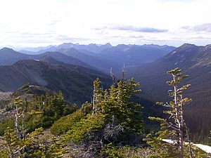 Utsikt från Slate Peak