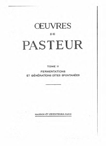 Fichier:Pasteur - Œuvres de Pasteur réunies, Tome 2, 1922.djvu
