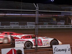 2006 National Dirt Late Model Hall of Fame inductee Pete Parker's #10 WISSOTA Dirt Late Model car PeteParker2006DirtLateModel2.jpg