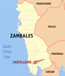 Castillejos - Carte