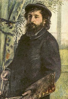 Claude Monet, toile d’Auguste Renoir.