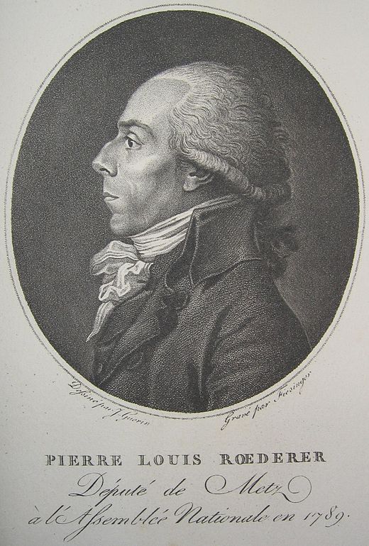 Pierre-Louis Roederer in 1789