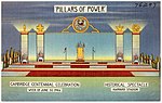 Thumbnail for File:Pillars of Power, Cambridge Centennial Celebration, week of June 30, 1946, historical spectacle, Harvard Stadium (76297).jpg