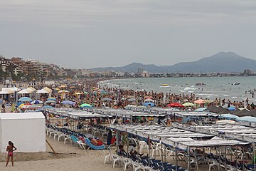 Català: Platja Nord. Français : Plage nord.