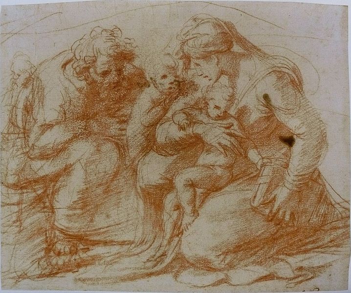 File:Polidoro da Caravaggio - Sainte Famille.jpg