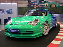 911 GT3 Cup der zweiten Serie, der 996, mit dem Roland Asch bei den 24 Stunden von Tokachi 2006 startete