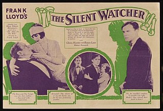 <i>The Silent Watcher</i> 1924 silent film by Frank Lloyd