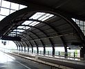 Pragati Maidan, a typical elevated station