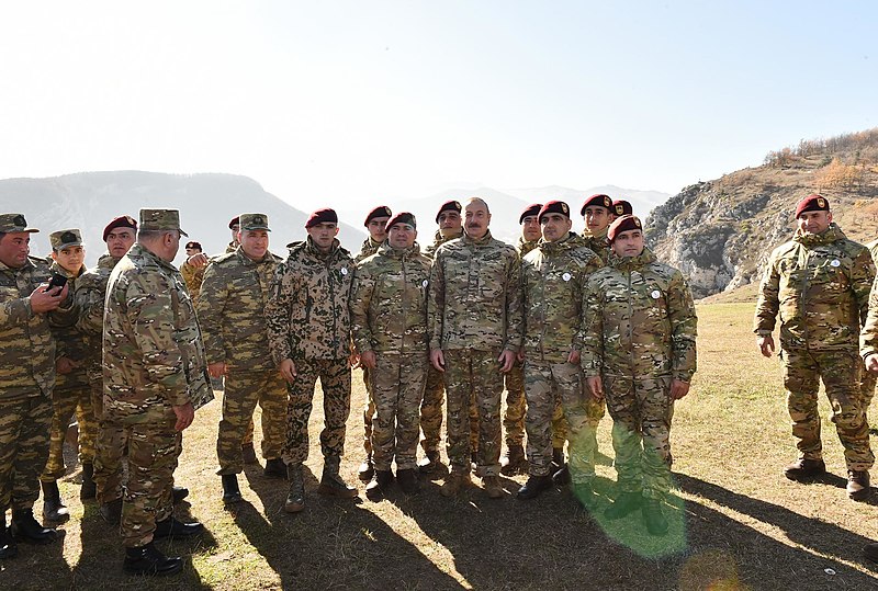 File:President, Commander-in-Chief of Armed Forces Ilham Aliyev made a speech in front of servicemen in Shusha (5).jpg