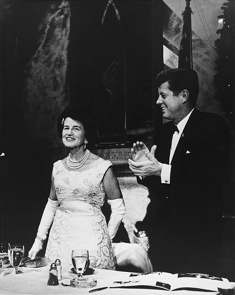 File:President Kennedy with his mother.jpg