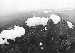 Ледената шапка на Джая през 1972 г.