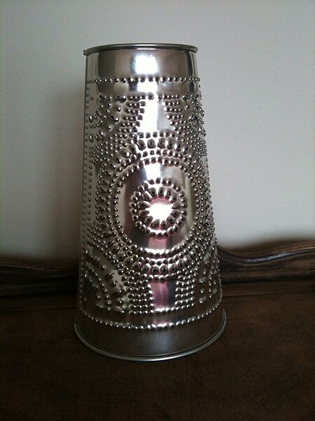 File:Punched tin barn lantern.jpeg