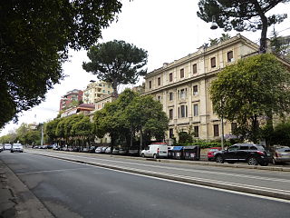 Gianicolense Quartiere of Rome in Lazio, Italy