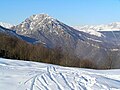 Monte Resegone in un'immagine invernale ripreso da Forcella (frazione di Costa Valle Imagna) il 5 gennaio 2006.
