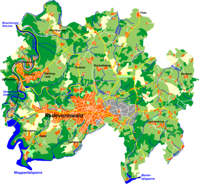 How to get to Dahlerau with public transit - About the place