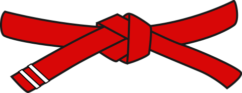 File:Red vovinam belt 2stripe.svg