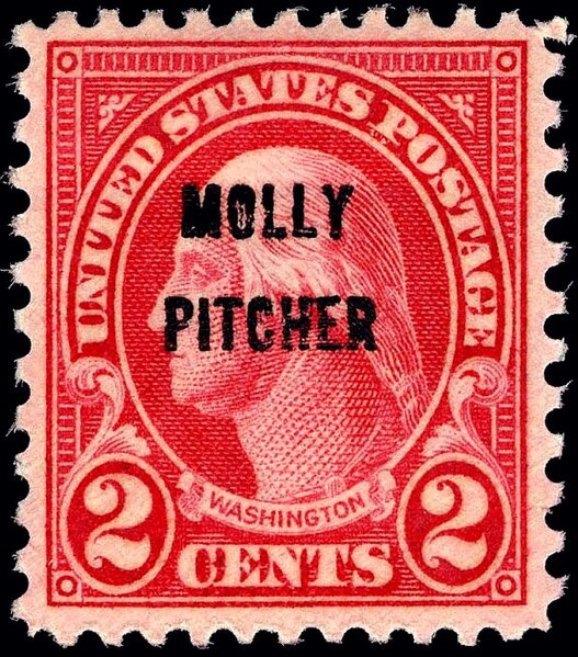 File:Regular issue, 2c, 1928, Molly Pitcher.jpg