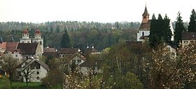 Rheinau gesehen von Westen
