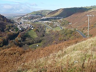 Rhymney River River in the Rhymney Valley, Wales