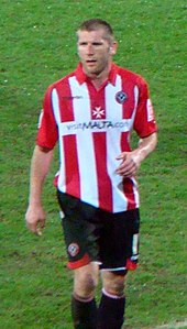 Richard Cresswell ve své soupravě Sheffield United